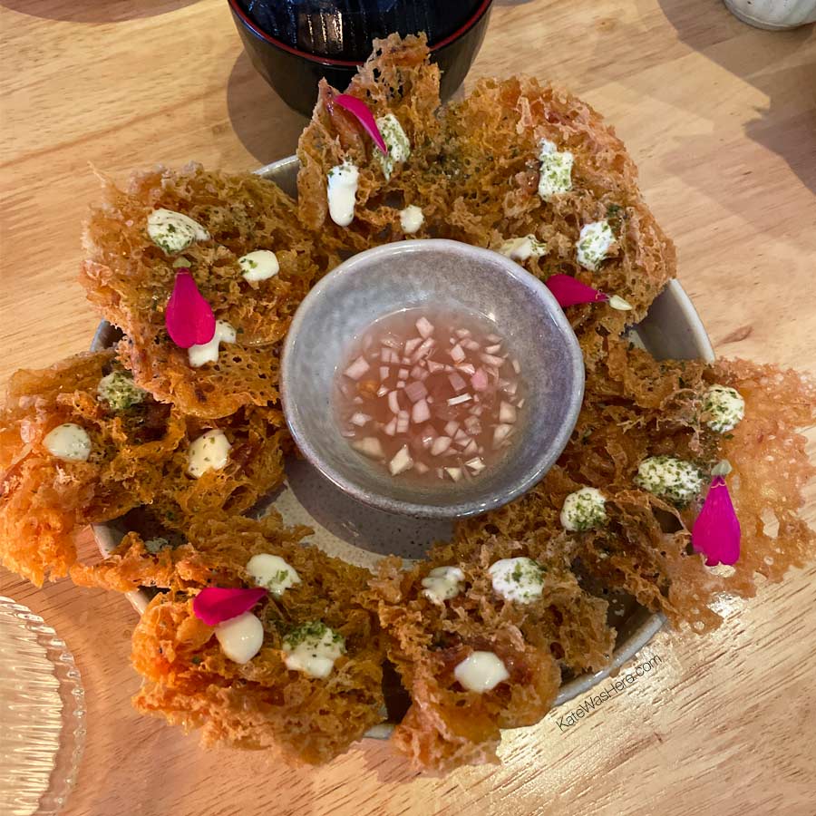 Crispy appetizer dish at The Split